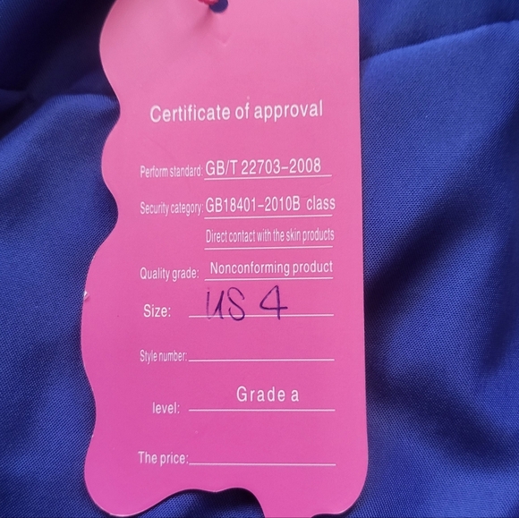 ❤️NWT❤️ COLBALT BLUE GIRLS BALL GOWN - Picture 7 of 12